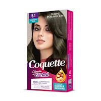 Coquette Tinte 5.1 Castaño Claro Ceniza Pack 1 aplicacion