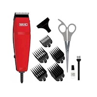 Kit Máquina de Cortar Cabello Wahl 10 piezas Easy Cut Rojo