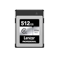 Memoria CFexpress Lexar Professional 512GB Type B - Silver Series - R:1750mb - W:1300mb