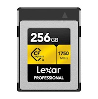 Memoria CFexpress Lexar Professional 256GB Type B-Gold Series-R1750mb - W1500mb
