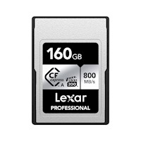 "	Memoria CFexpress Lexar Professional 160GB Type A - Silver Series - R:800mb - W:700mb"