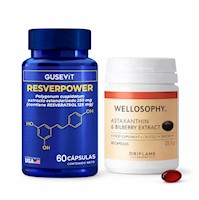 Resverpower y Astaxantina Wellosophy