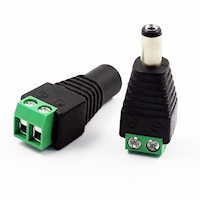 50 Pares Conector Hembra Macho DC Para Cable De Camara CCTV Tiras Led