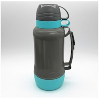 Termo para Bebidas Frías y Calientes de 1800 ml con Doble Tapa