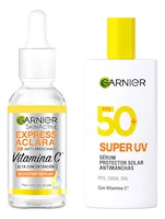 Kit Serum Express Aclara + Protector Solar Super Uv Fluido