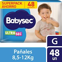 Pañal Babysec Ultra Talla G 48 un