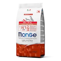 Comida Puppy and Junior Mini Monge Cordero y Arroz 2.5kg