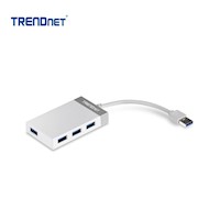 Adaptador Hub TRENDNET de USB-A 30 a USB-A de 4 Puertos TU3-H4E