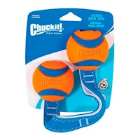 Juguete Dos Pelotas con Tira Perros Chuckit Tamaño Mediano