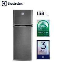 Refrigeradora Electrolux Top Mount Frost 138L Gris ERT18G2HNI