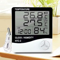 Medidor De Humedad Digital Termometro Higrometro De Temperatura HTC 2
