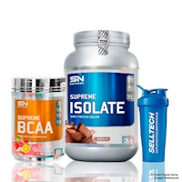 Supreme Isolate 3lb Chocolate+Supreme Bcaa 500gr Fruit Punch