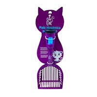 Pala Sanitaria Morada Cute Cat Con Bolsa para desechos 1Un