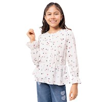 Blusas Moda Popelina Niña Afiffe