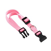 FERPLAST  COLLAR  PINK NYLON PARA PERRO AJUSTABLE CLUB C15/44