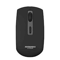 Mouse Micronics Caprice Recargable Inalámbrico 2.4Ghz 1600Dpi Negro