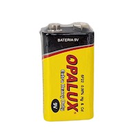 Bateria 9V Opalux C/ Broche X 3 UNDS
