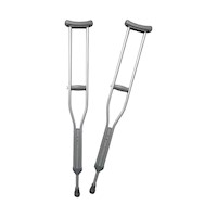 Muletas Axilares Ortopedicas Regulable de Aluminio Talla M en PAR