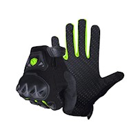 Guantes Antideslizantes Protección Motociclistas Scoyco MC29 Talla XL Verde