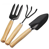 kit de 3 herramientas de jardín