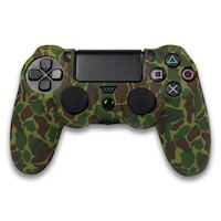 Funda de Silicona para Mando de PS4 Verde Oscuro