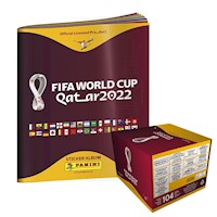 FIFA World Cup Qatar 2022™, 1 Álbum Tapa Blanda + 1 Cajita (104 Sobres)