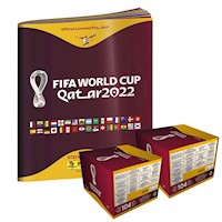 FIFA World Cup Qatar 2022™, 1 Álbum Tapa Blanda + 2 Cajitas (208 Sobres)