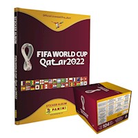 FIFA World Cup Qatar 2022™, 1 Álbum Tapa Dura + 1 Cajita (104 Sobres)