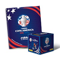 Copa América 2024, 1 álbum tapa blanda + 1 cajita