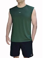 Polo deportivo licrado hombre Revati FT517-PH-M7 / verde