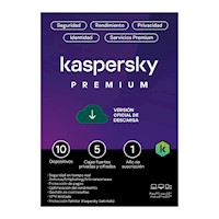Kaspersky Antivirus Premium 10 Dispositivos Por 1 Año