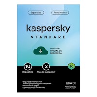 Kaspersky Antivirus Standard 10 Dispositivos Por 2 Años