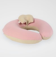 COJÍN DE LACTANCIA ALCOLCHONADITOS PALO ROSA/BEIGE