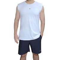 Short deportivo largo hombre Revati FT18-SH-M8 Gris