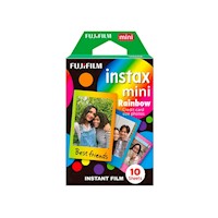 Pack de pelicula Fujifilm Instax Mini Rainbow x 10 unid