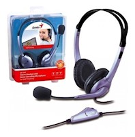AUDIFONO C/MICROF. GENIUS HS-04S P/NOTEBOOK NOISE CANCELLING