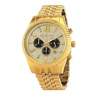 Reloj Michael Kors Lexington Mk8494 Gold Nuevo Genuino para Caballero