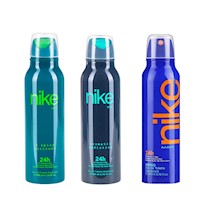 Pack Triple Nike Desodorantes| Aromatic Addiction, A Spicy Attitude, Indigo