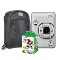 Camara Fujifilm Instax Mini LiPlay Blanco+Estuche+Pack de Peliculax20