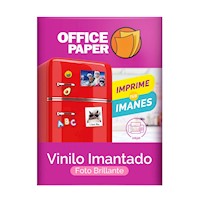 Vinilo Imantado Office Paper Brillante 650g por 01 Hoja  A4