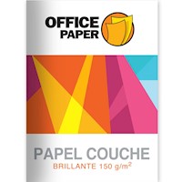 Papel Couche Office Paper Brillante 150g por 25 Hojas A4