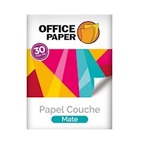Papel Couche Office Paper Mate 150g por 30 Hojas A4