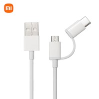 CABLE USB XIAOMI MI 2 EN 1 TIPO-C 100CM PACK X2