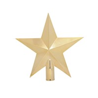 Estrella Para La Punta Del Árbol Dorado 20 Cm