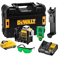 Nivel Laser 360° Verde 12V 30 Metros Dewalt DCE089D1G-QW