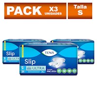 Pack X3 Pañal para Adulto Tena Slip Ultra Small 4X21