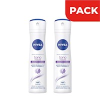 Dúo Pack Nivea Deo Mujer Spray Tono Beauty Touch 48Hrs - Frasco 150ML