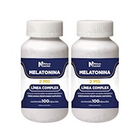 PACK 2 MELATONINA COMPLEX 2MG NATURA ZENLAB