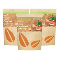 PACK 3 AZÚCAR DE COCO ORGÁNICO 250G HEALTHNATURAL