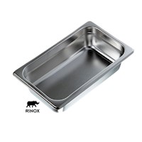 FUENTE 1/4 ACERO INOX 26,5X16,2X6,5CM GN